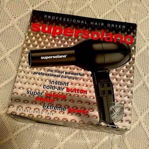 Supersolano Professional Hair Dryer- 1875 Watt- Solano- Powerful- Quality